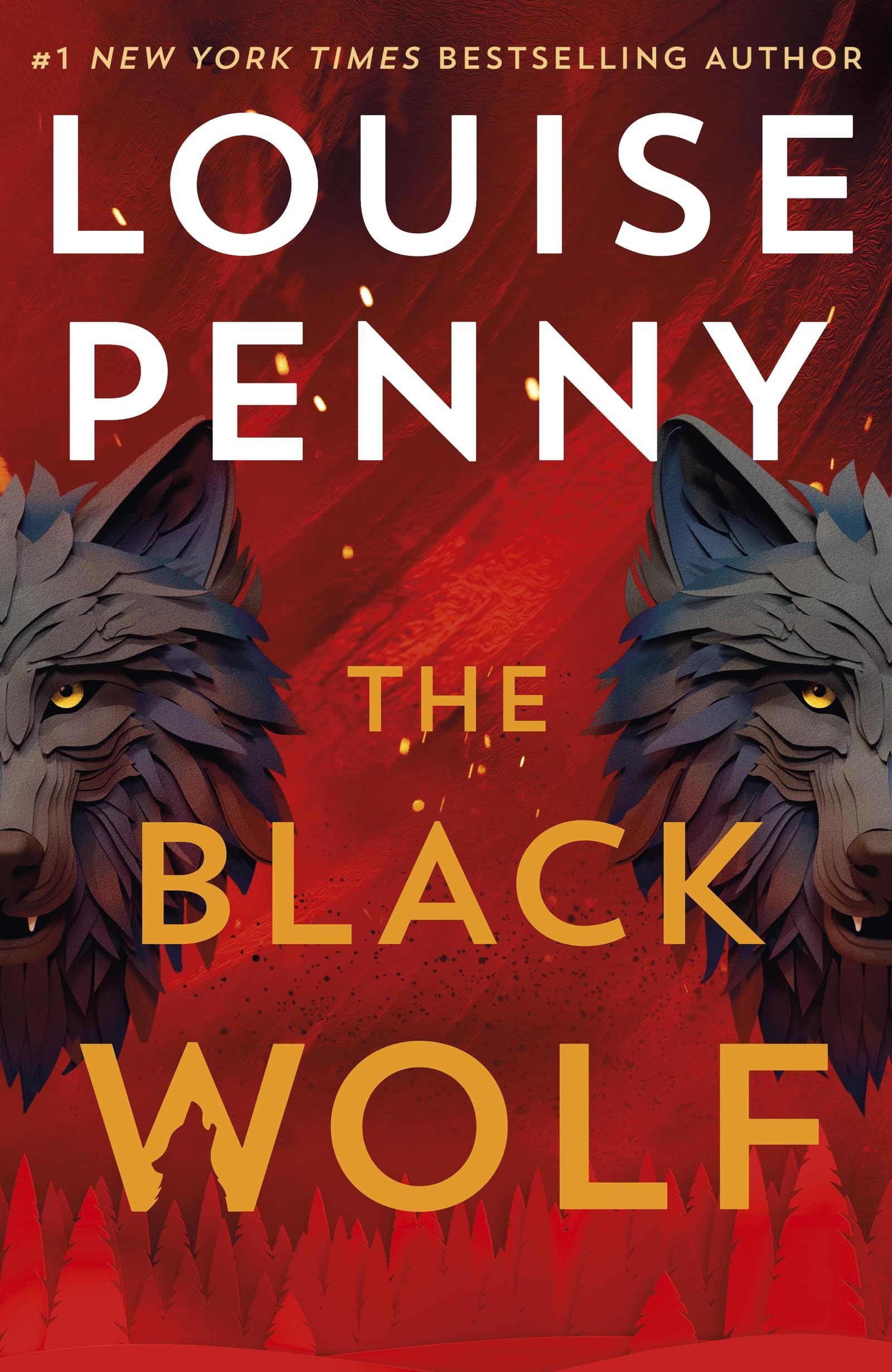 Front cover of the book 'The Black Wolf (International Edition)' by Louise Penny.