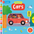 Front cover of the book 'Campbell Books Ltd Busy Cars A Push, Pull, Slide Book (Campbell Busy Books).' by Mel Matthews.