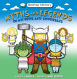 Front cover of the book 'Basher Myths and Legends: Oh My! Gods and Goddesses (Basher History)' by Simon Basher.