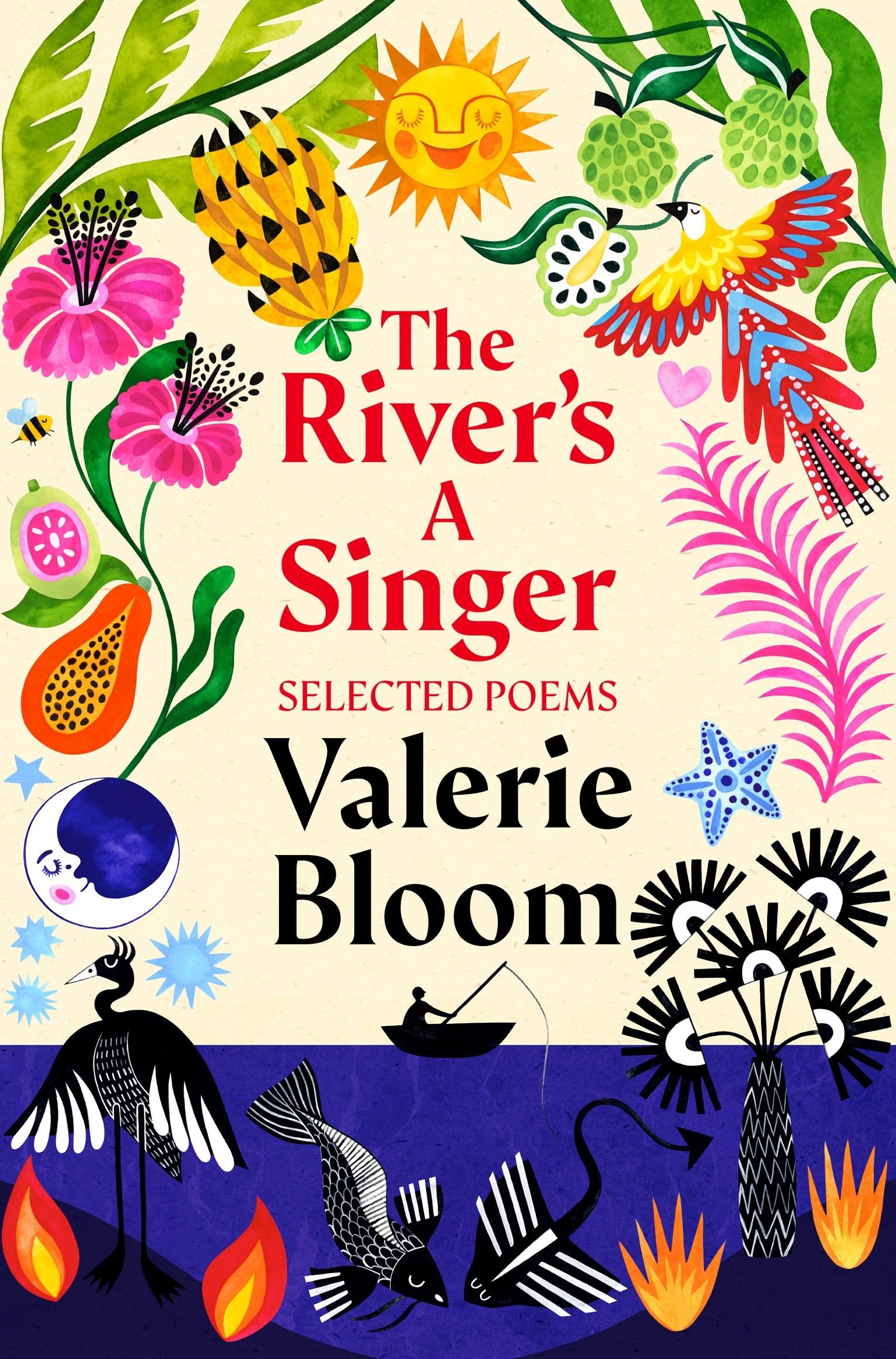 Front cover of the book 'The River's A Singer' by Valerie Bloom, Sophie Bass.