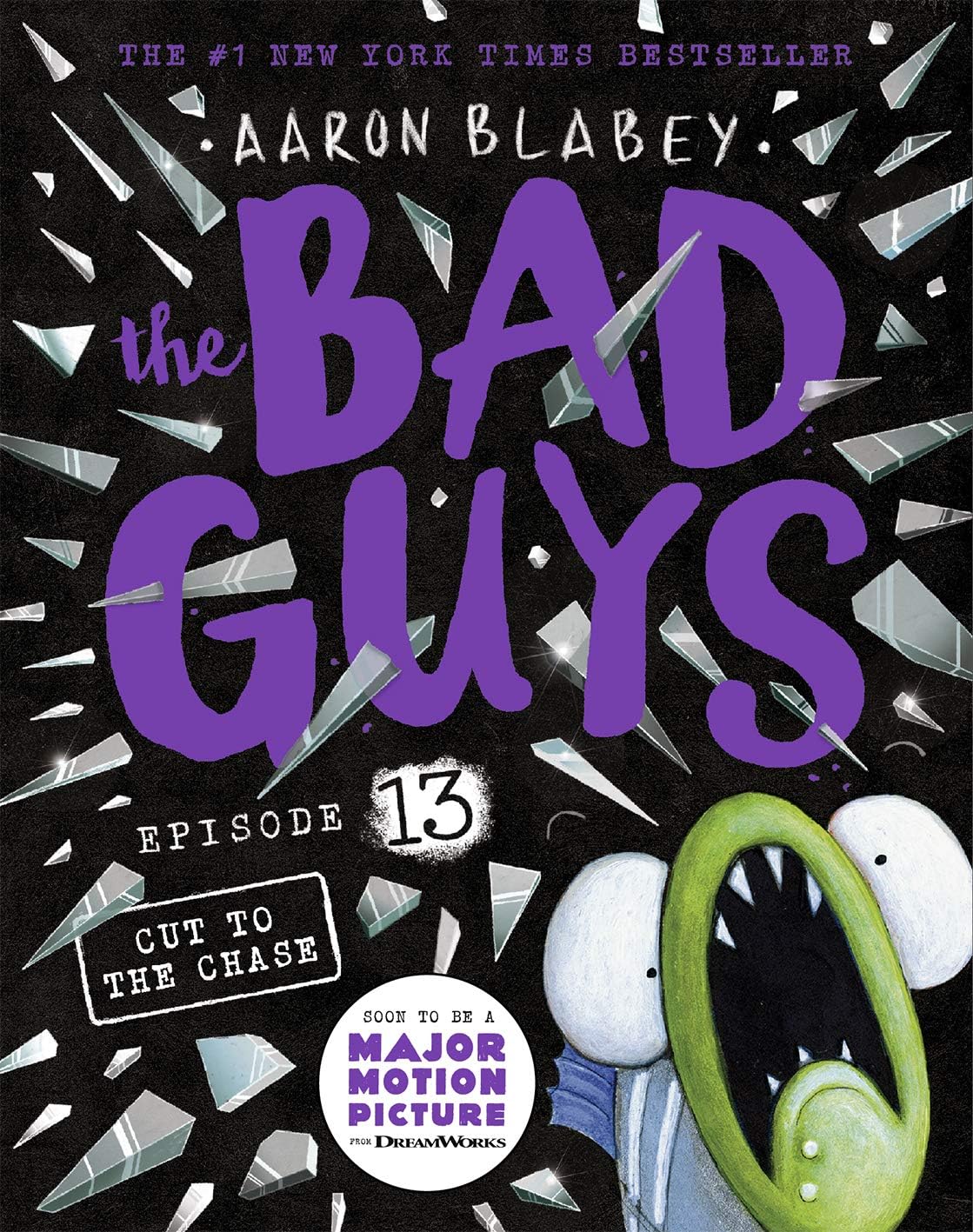 Front cover of the book 'The Bad Guys #13: The Bad Guys in Cut to the Chase' by Aaron Blabey.