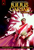 Front cover of the book 'Julius Caesar: The Graphic Novel (Campfire Graphic Novels)' by Dan Whitehead.