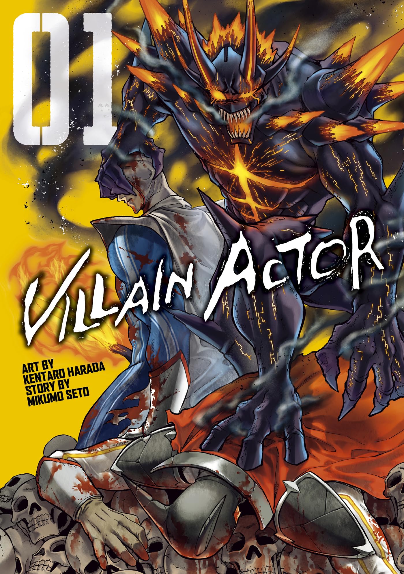 Front cover of the book 'Villain Actor Vol.1' by Kentaro Harada, Mikumo Seto.