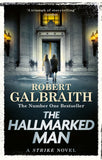 Front cover of the book 'The hallmarked man' by Robert Galbraith.