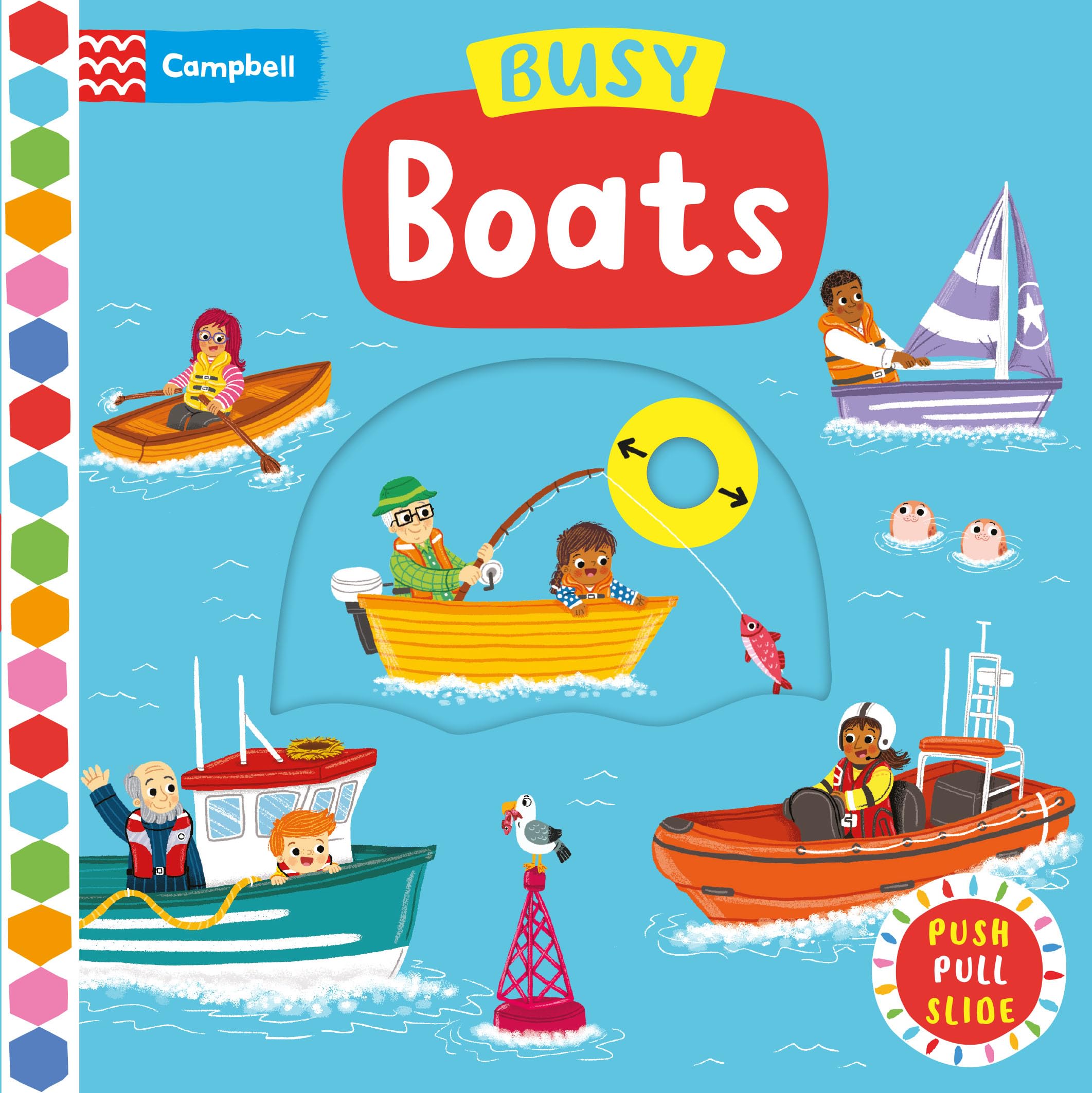 Front cover of the book 'Campbell Books Ltd Busy Boats (Campbell Busy Books).' by Campbell Books, Louise Forshaw.