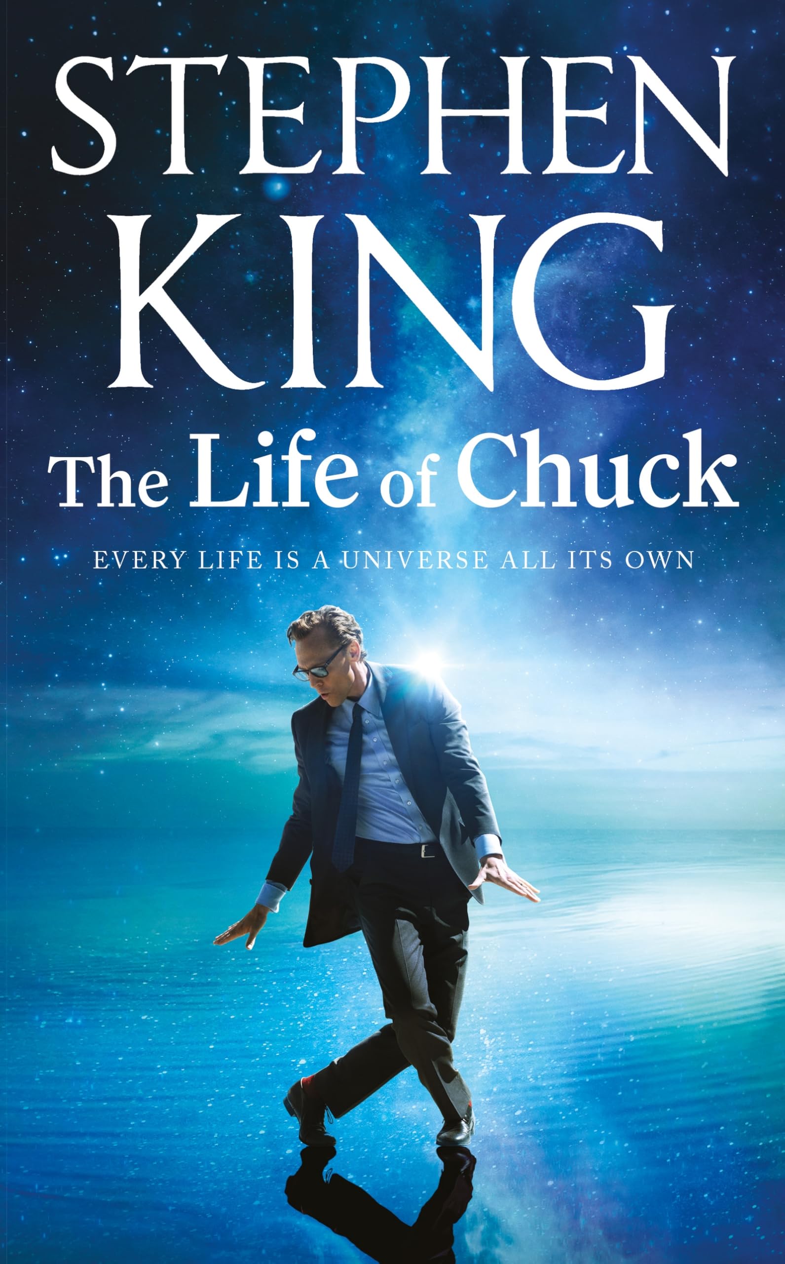 Front cover of the book 'The Life of Chuck' by Stephen King.