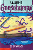 Front cover of the book 'Go Eat Worms (Goosebumps, No. 21)' by R.l Stine.