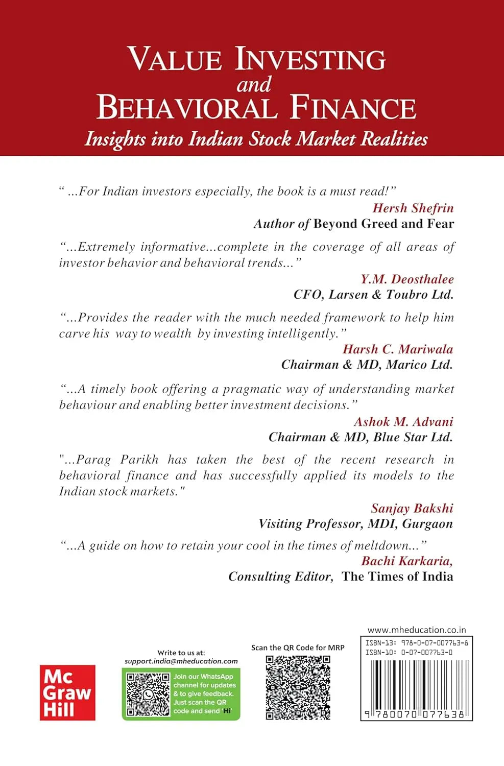 VALUE INVESTING AND BEHAVIORAL FINANCE ( Hardcover) image 2