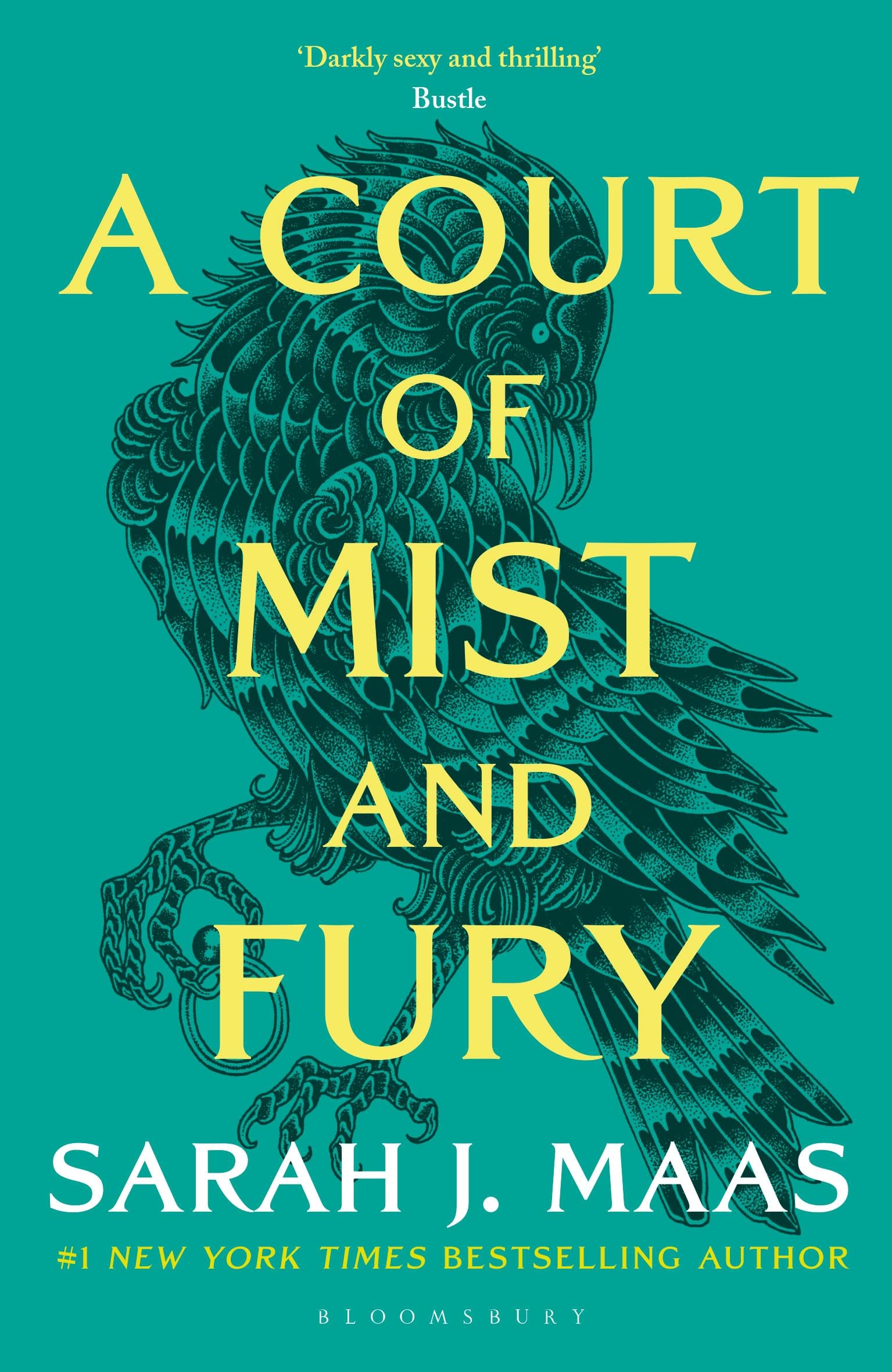 Front cover of the book 'A Court of Mist and Fury' by Sarah J. Maas.