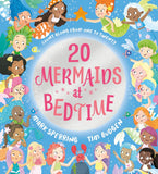 Front cover of the book 'Twenty Mermaids at Bedtime' by Mark Sperring.