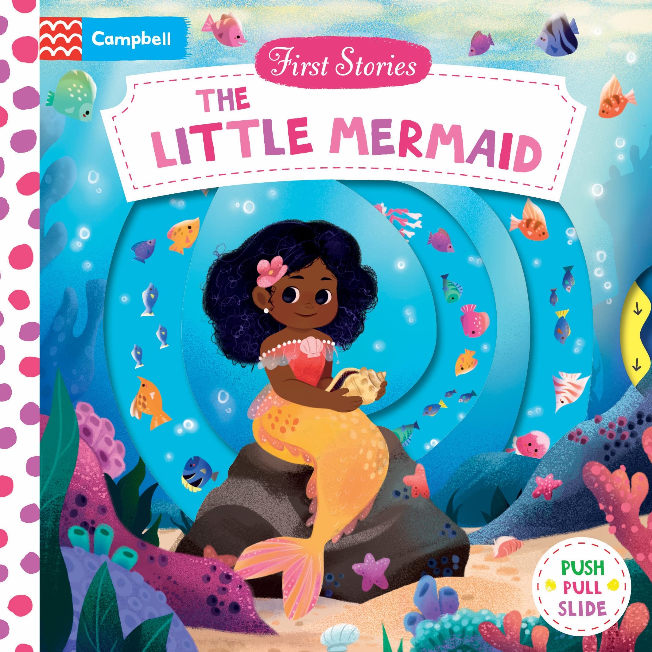 Front cover of the book 'The Little Mermaid (First Stories)' by Campbell Books.