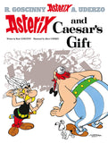 Front cover of the book 'Asterix and Caesar's Gift: Album #21' by Goscinny Rene.