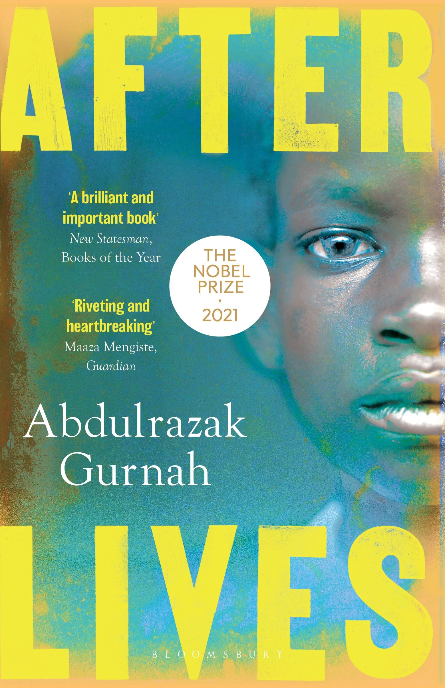 Front cover of the book 'Afterlives' by Abdulrazak Gurnah.