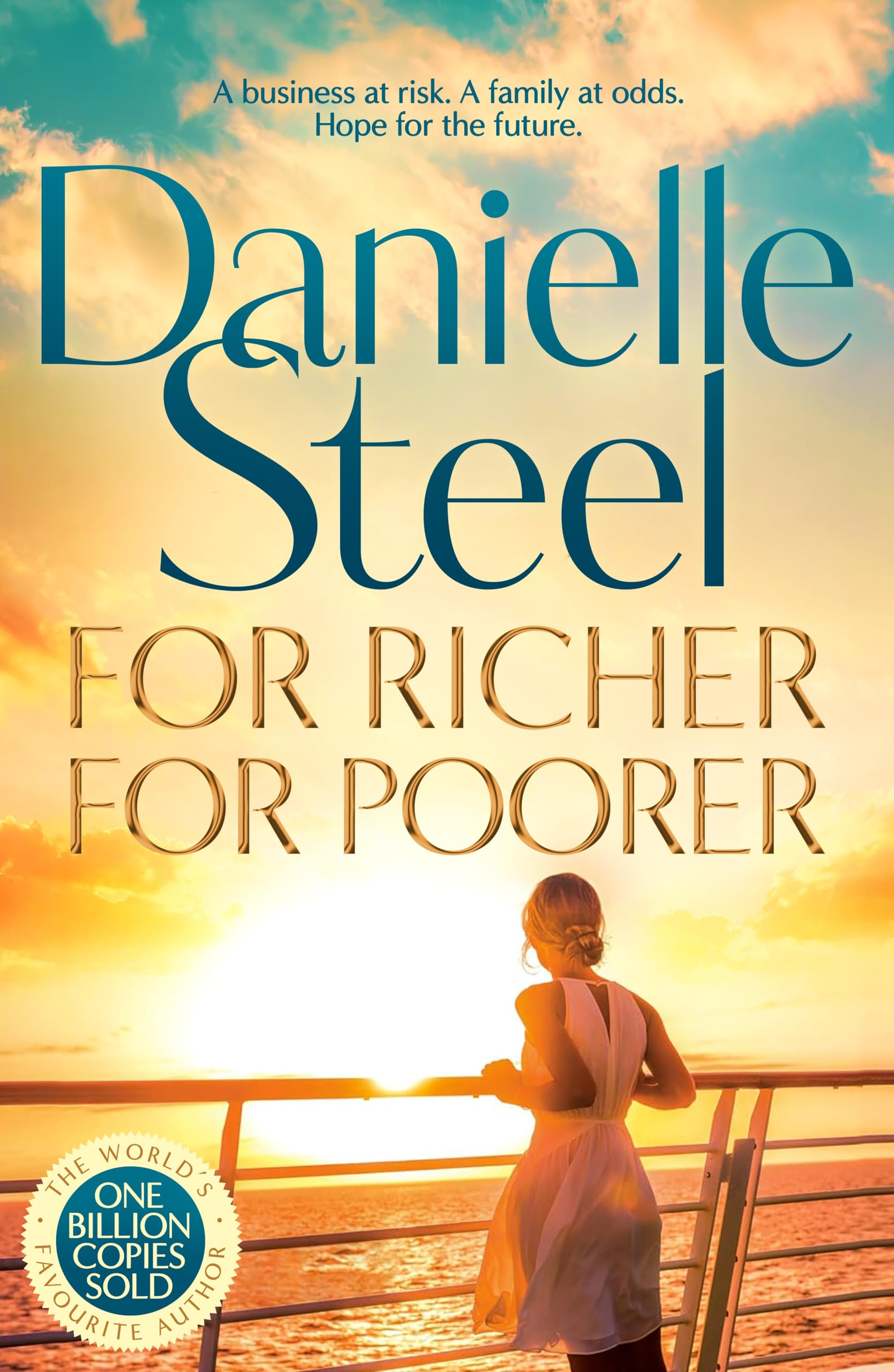 Front cover of the book 'For Richer For Poorer' by Danielle Steel.
