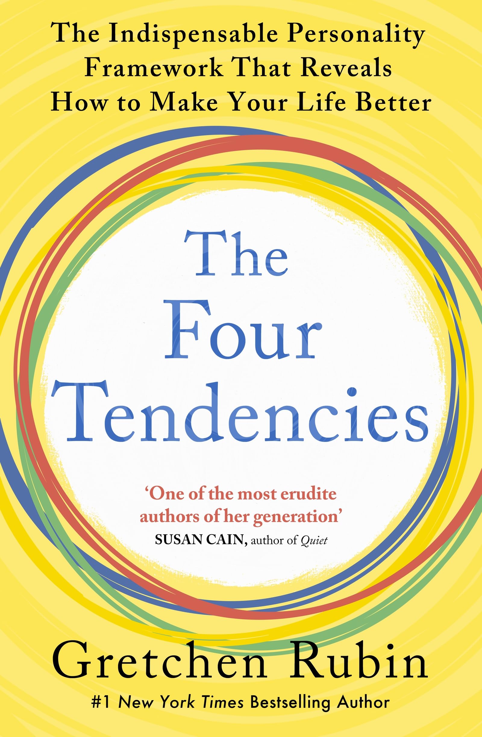 Front cover of the book 'Four Tendencies' by Gretchen Rubin.