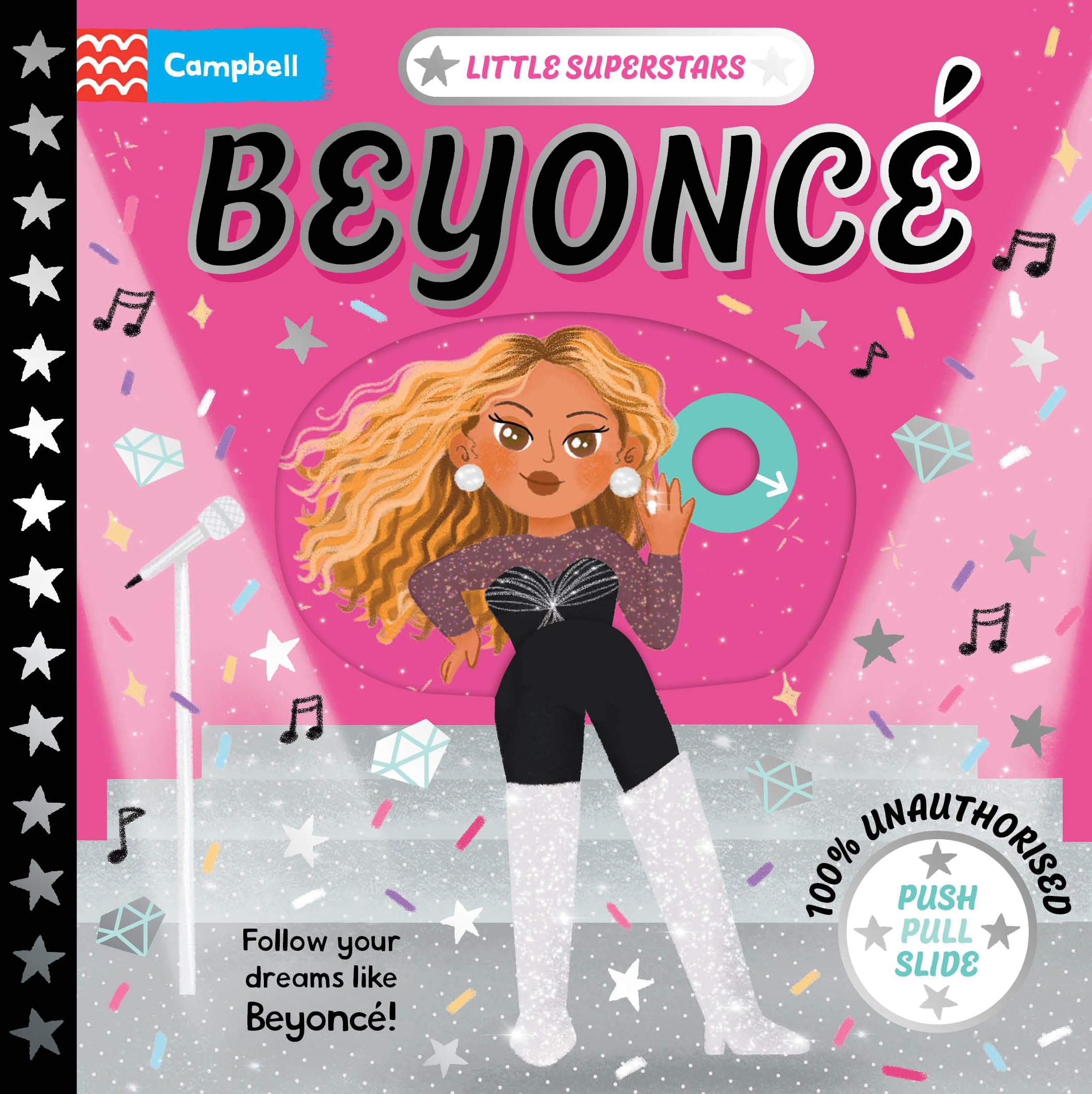 Front cover of the book 'Campbell Books Little Superstars Beyonc.' by Jayri Gómez.