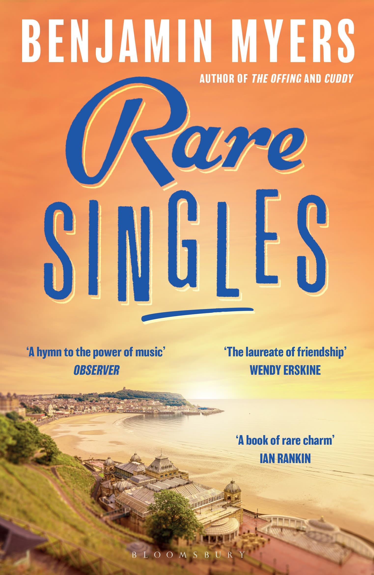 Front cover of the book 'Rare singles' by Benjamin Myers.