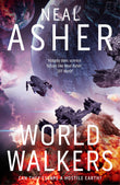 Front cover of the book 'World Walkers' by Neal Asher.