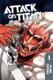 Front cover of the book 'Attack on Titan 1' by Hajime Isayama.