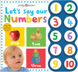 Front cover of the book 'Simple First Words Let's Say Our Numbers' by Roger Priddy.