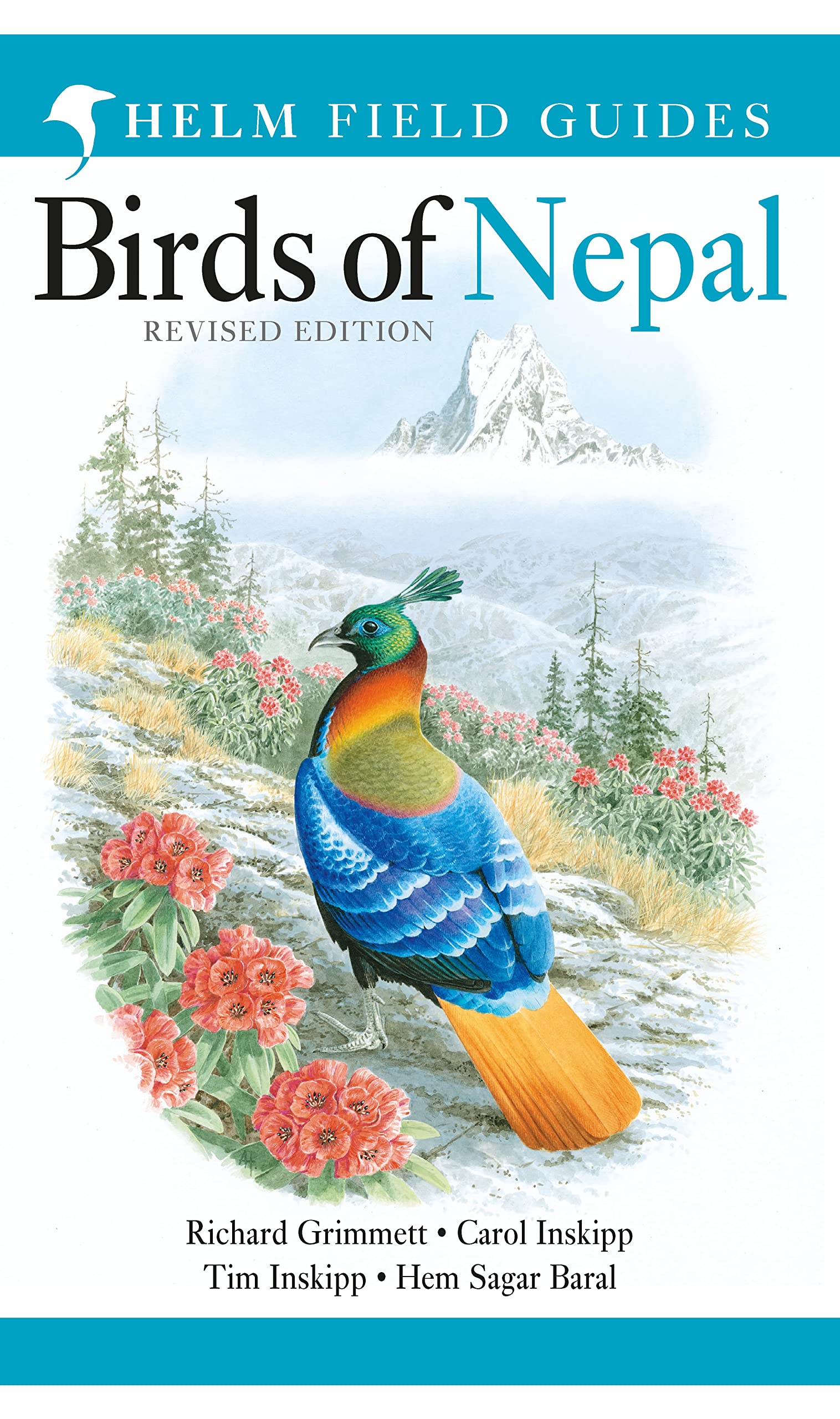 Front cover of the Paperback book 'Birds of Nepal: Revised Edition' by Richard Grimmet.