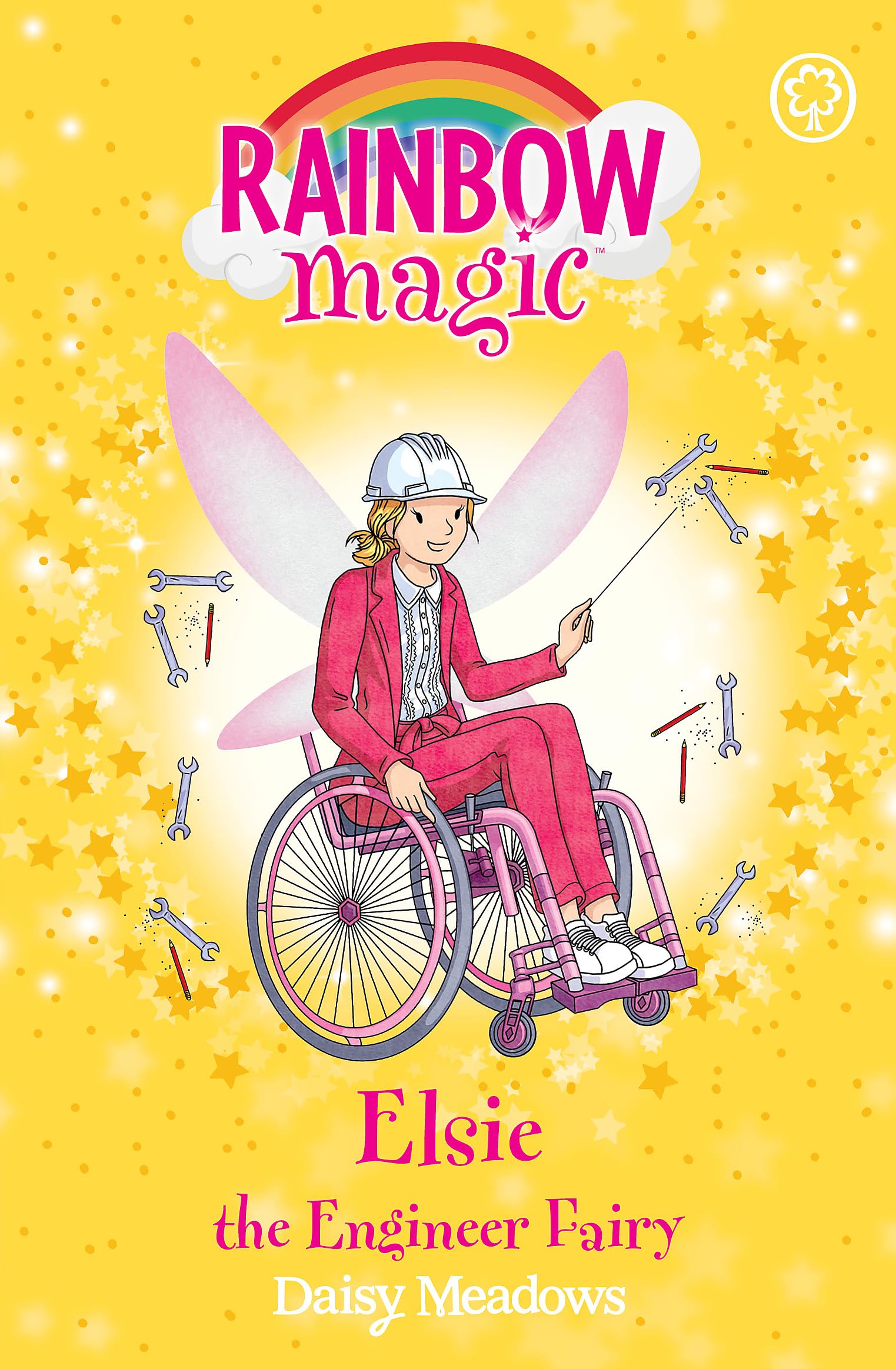 Front cover of the book 'Rainbow Magic: Elsie The Engineer Fairy' by Meadows Daisy.