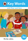 Front cover of the book 'Key Words with Peter and Jane Level 3a - We Like Rabbits' by Ladybird.