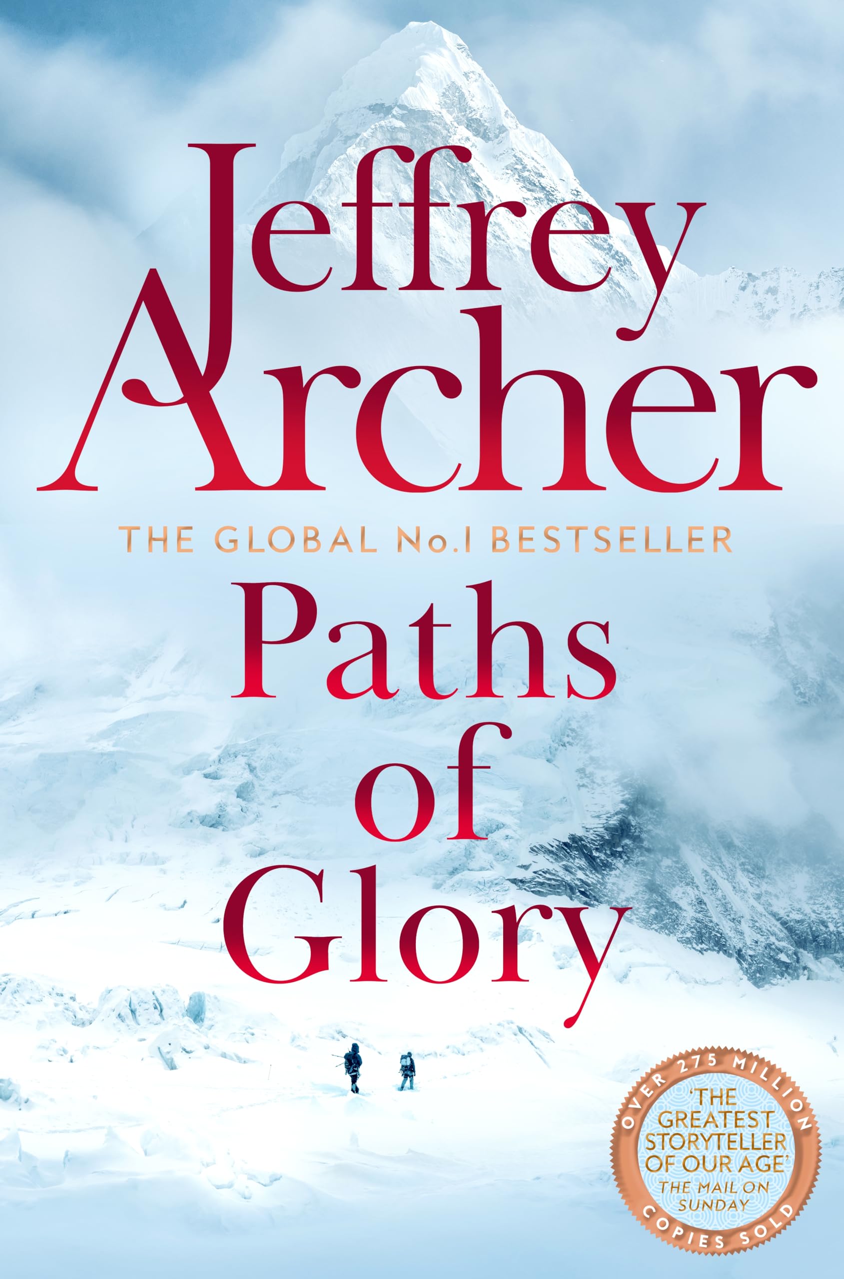 Front cover of the book 'Paths of Glory' by Jeffrey Archer.