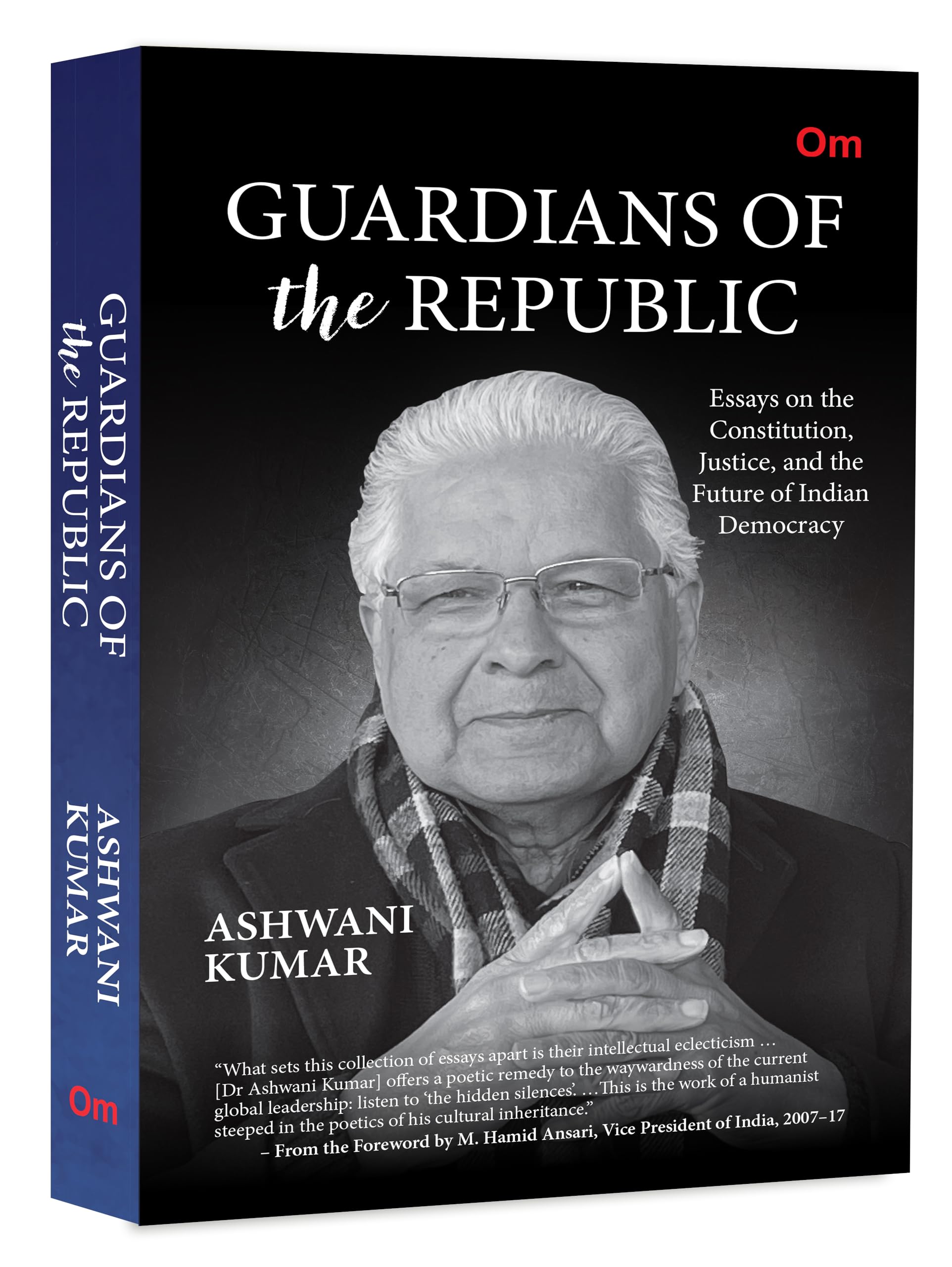Front cover of the book 'Guardians of the Republic: Essays on the Constitution, Justice and the Future of Indian Democracy' by Ashwani Kumar.