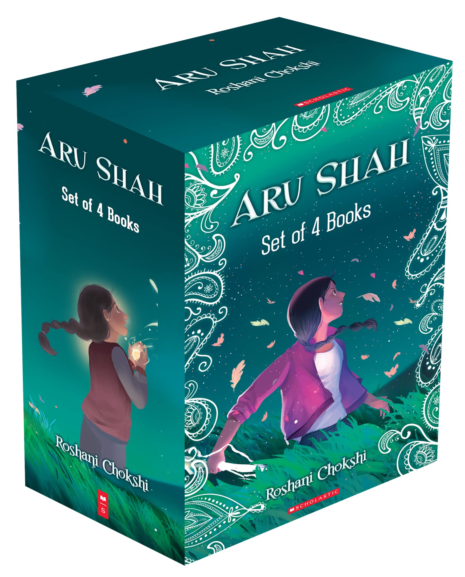 Front cover of the book 'Aru Shah (Set of 4 books)' by Roshani Chokshi.