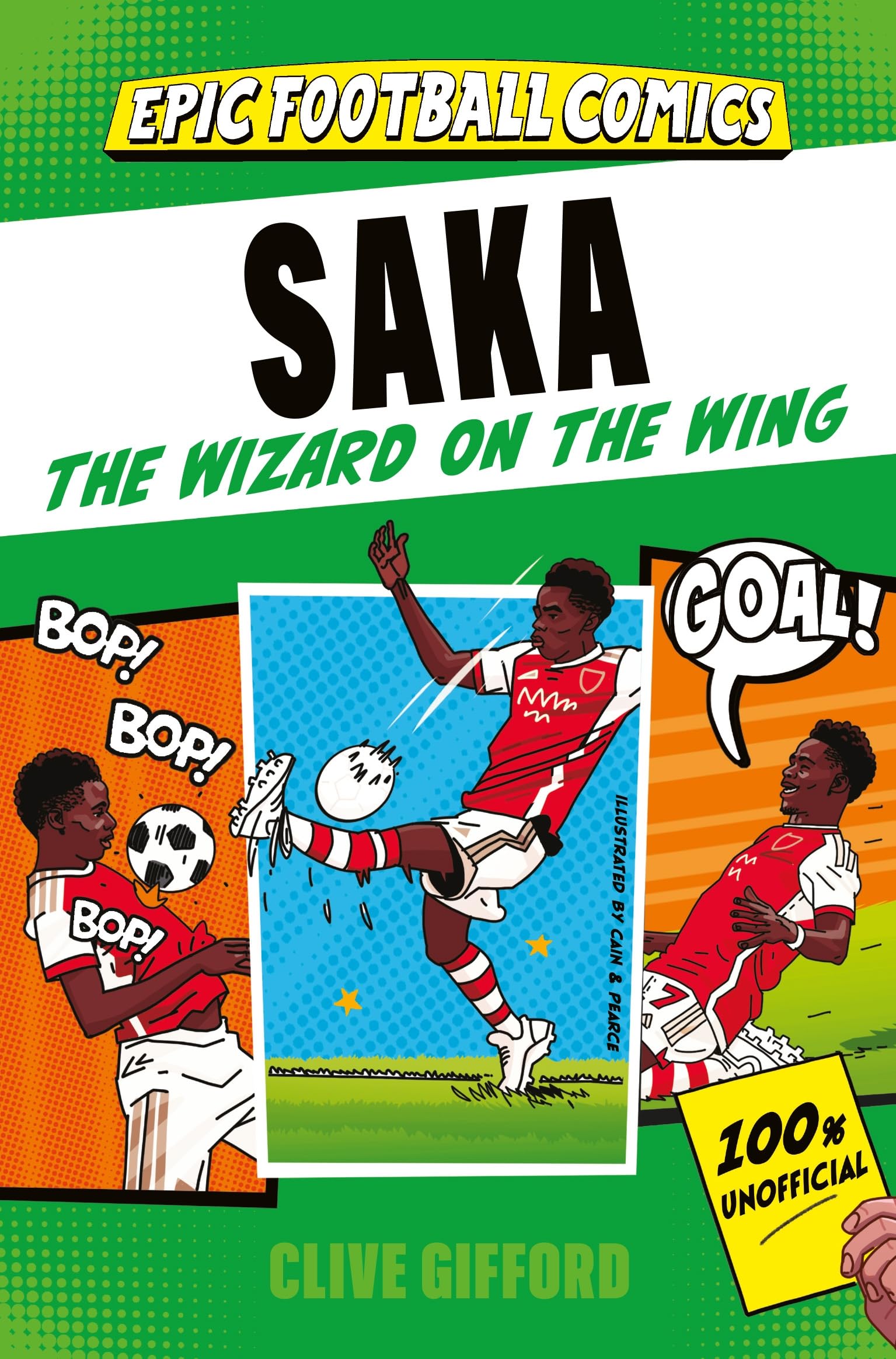 Front cover of the book 'Saka' by Clive Gifford.
