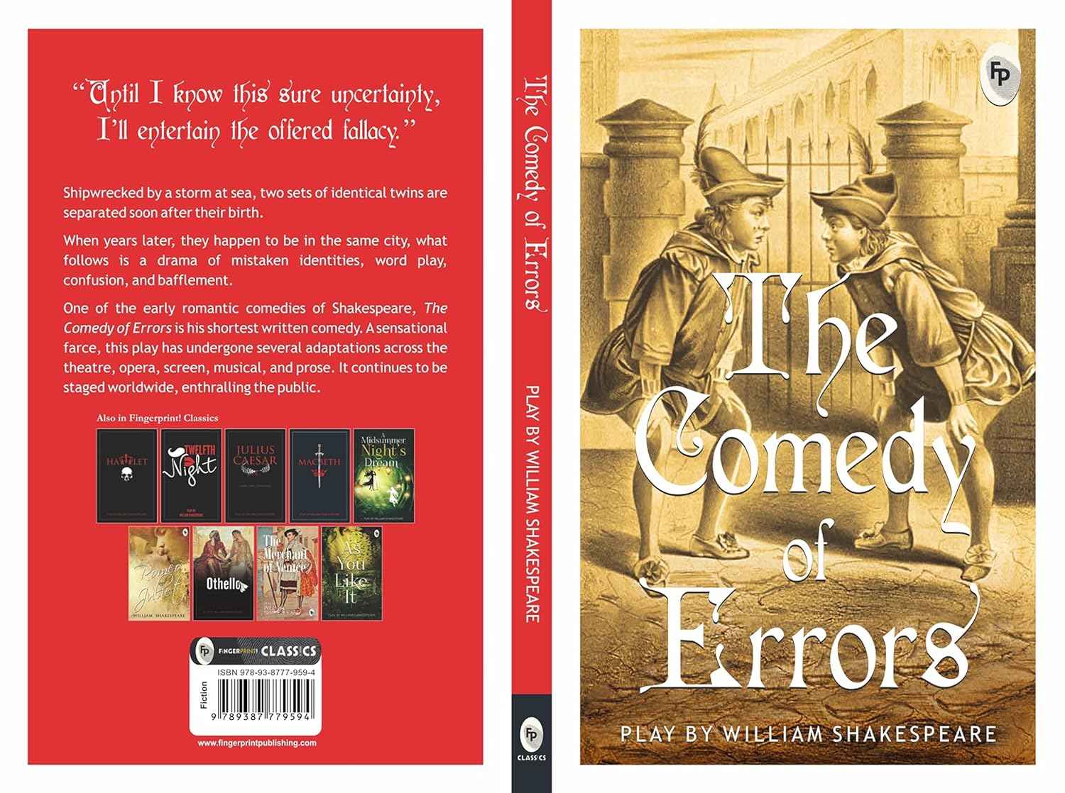 The Comedy of Errors (Paperback)Ð  by William Shakespeare