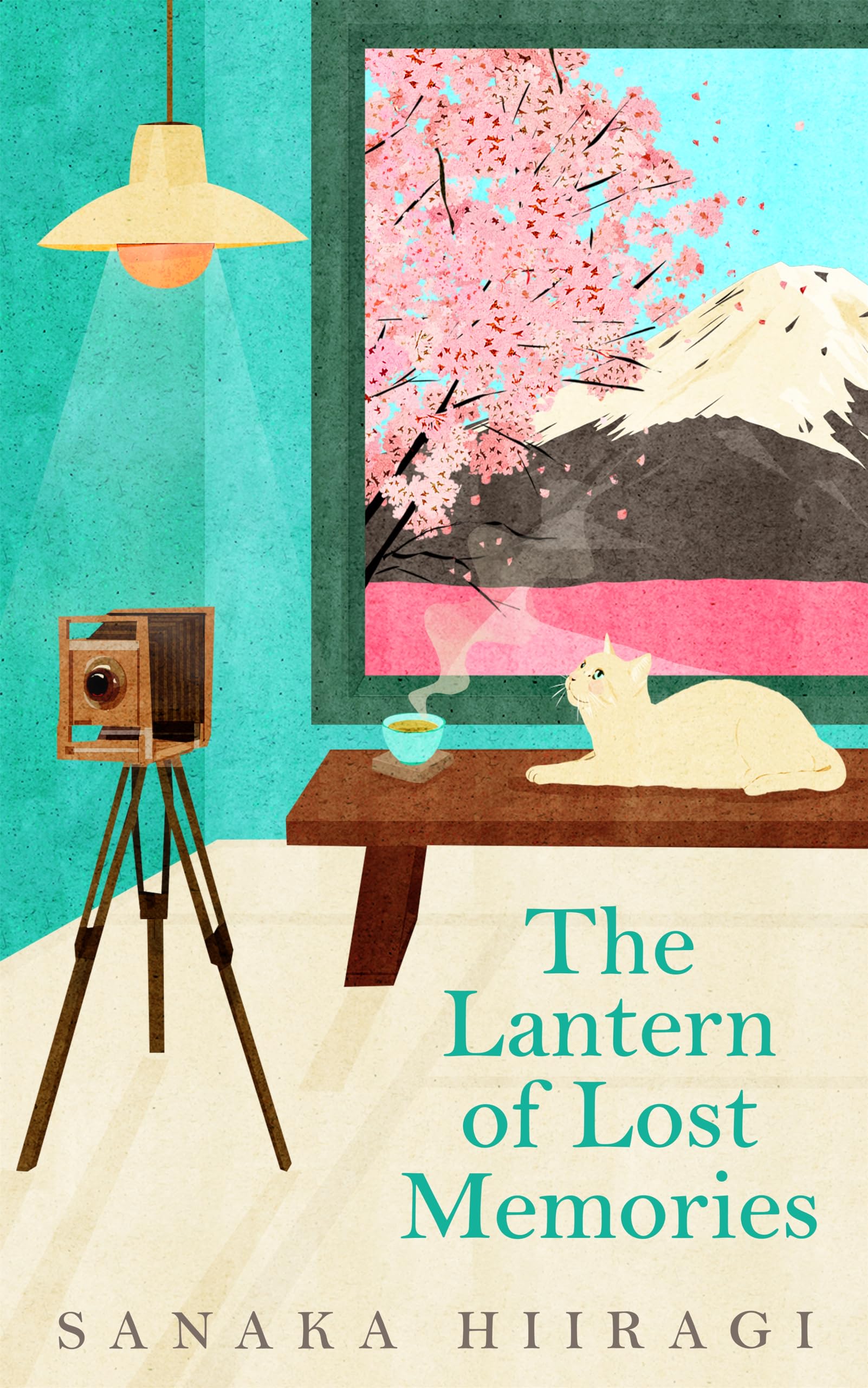 Front cover of the book 'The lantern of lost memories' by Sanaka Hiiragi.
