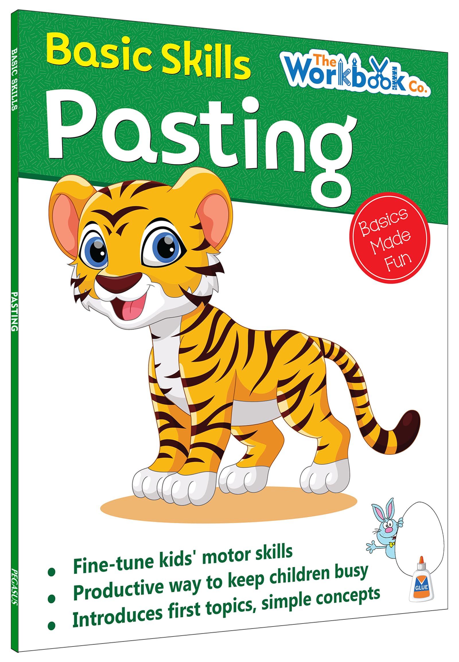 Front cover of the book 'Pasting - Basic Skills' by Pegasus.