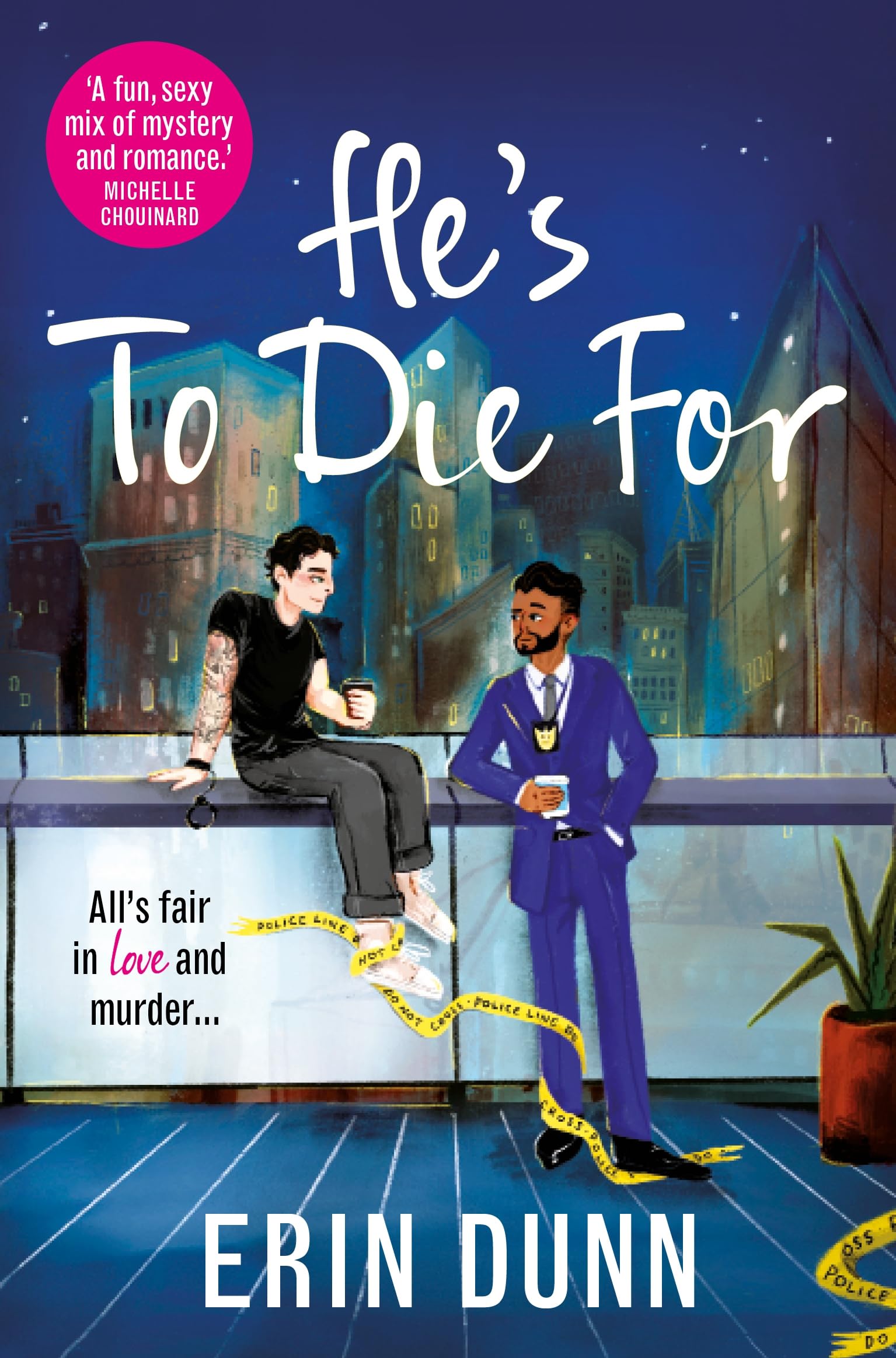 Front cover of the book 'Pan Hes To Die For.' by Erin Dunn.