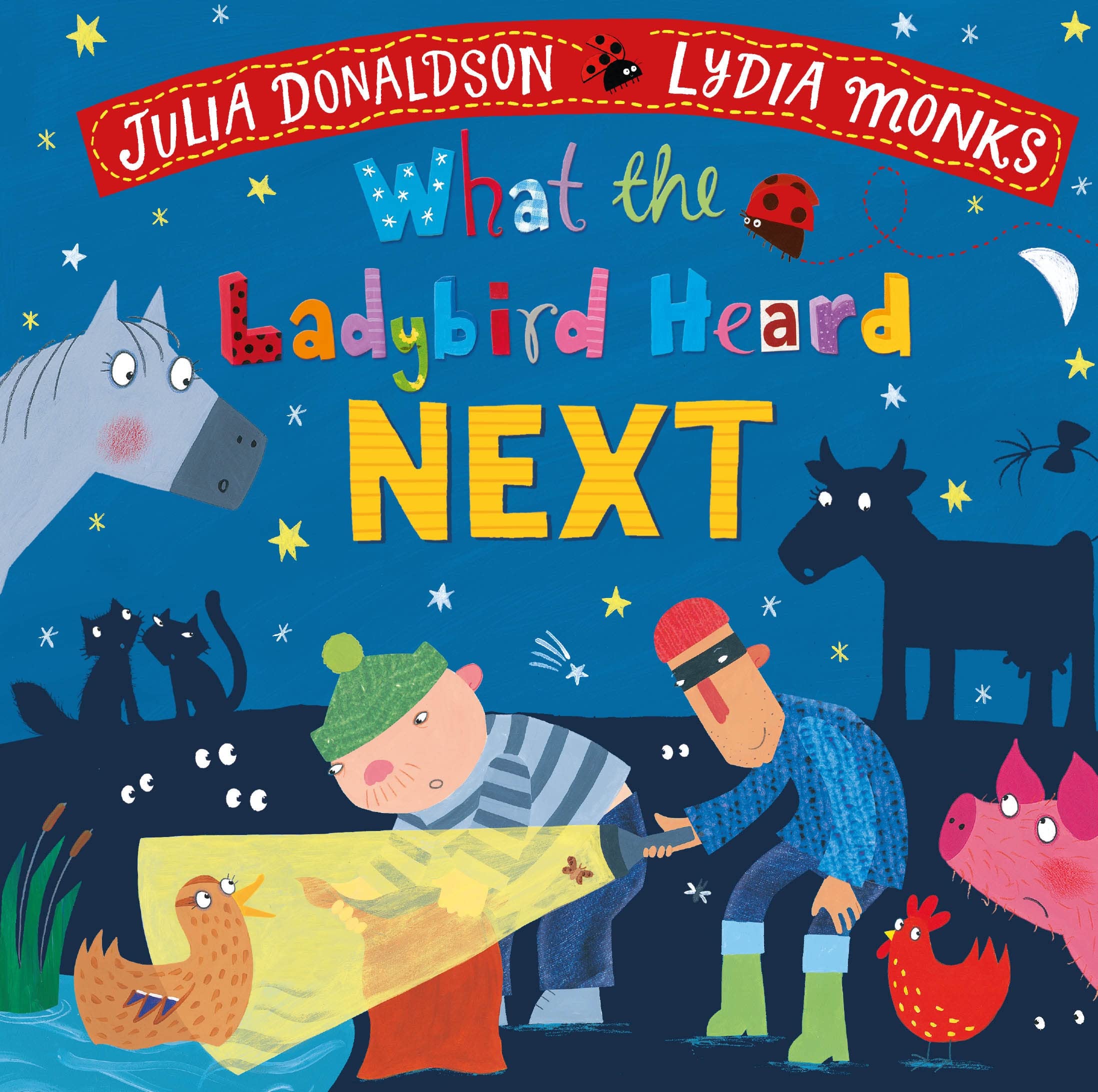 Front cover of the book 'What the Ladybird Heard Next (What the Ladybird Heard, 2)' by Julia Donaldson.