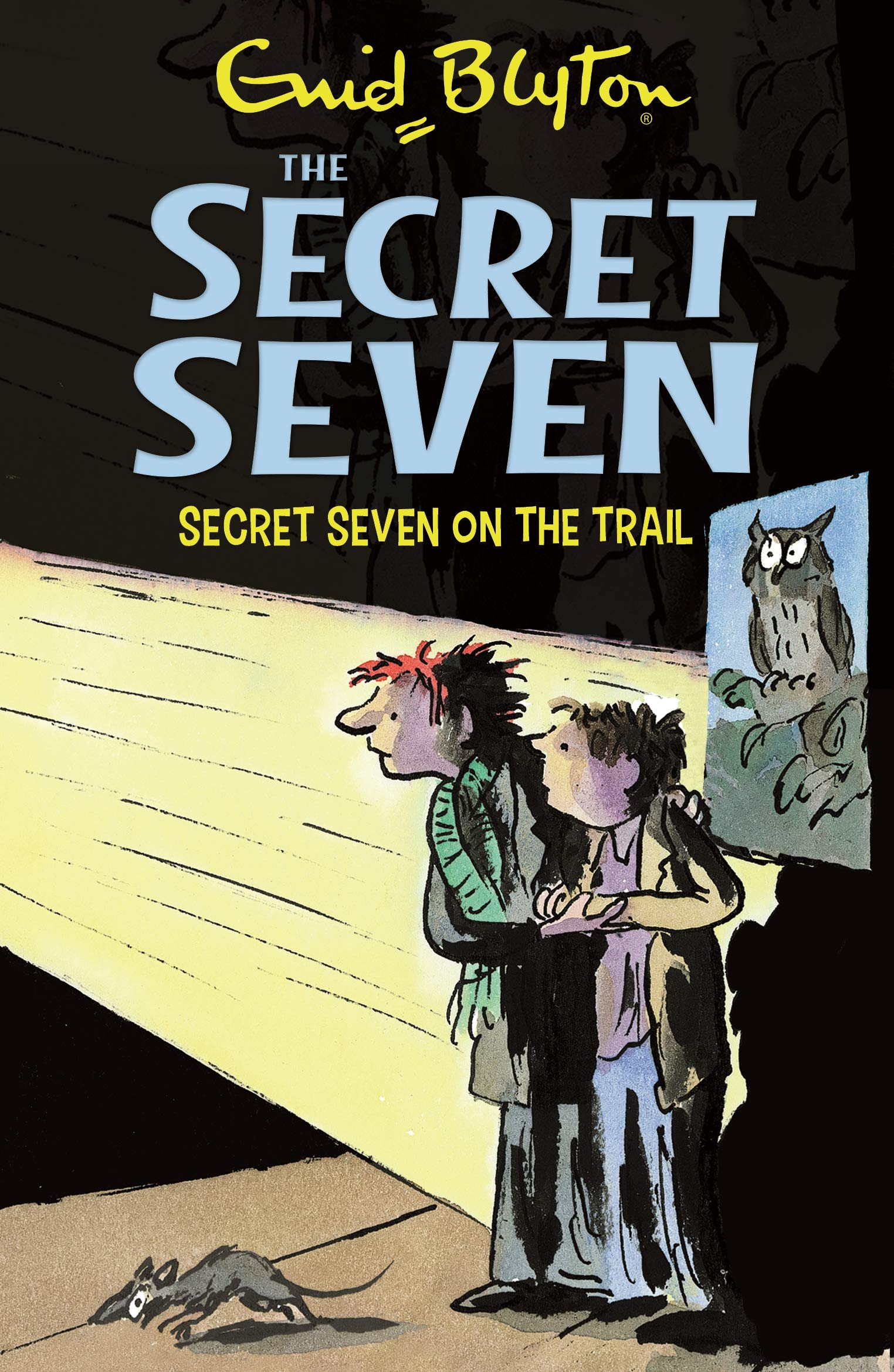 Front cover of the book 'SECRET SEVEN: 04: SECRET SEVEN ON THE TRAIL' by Blyton, Enid.