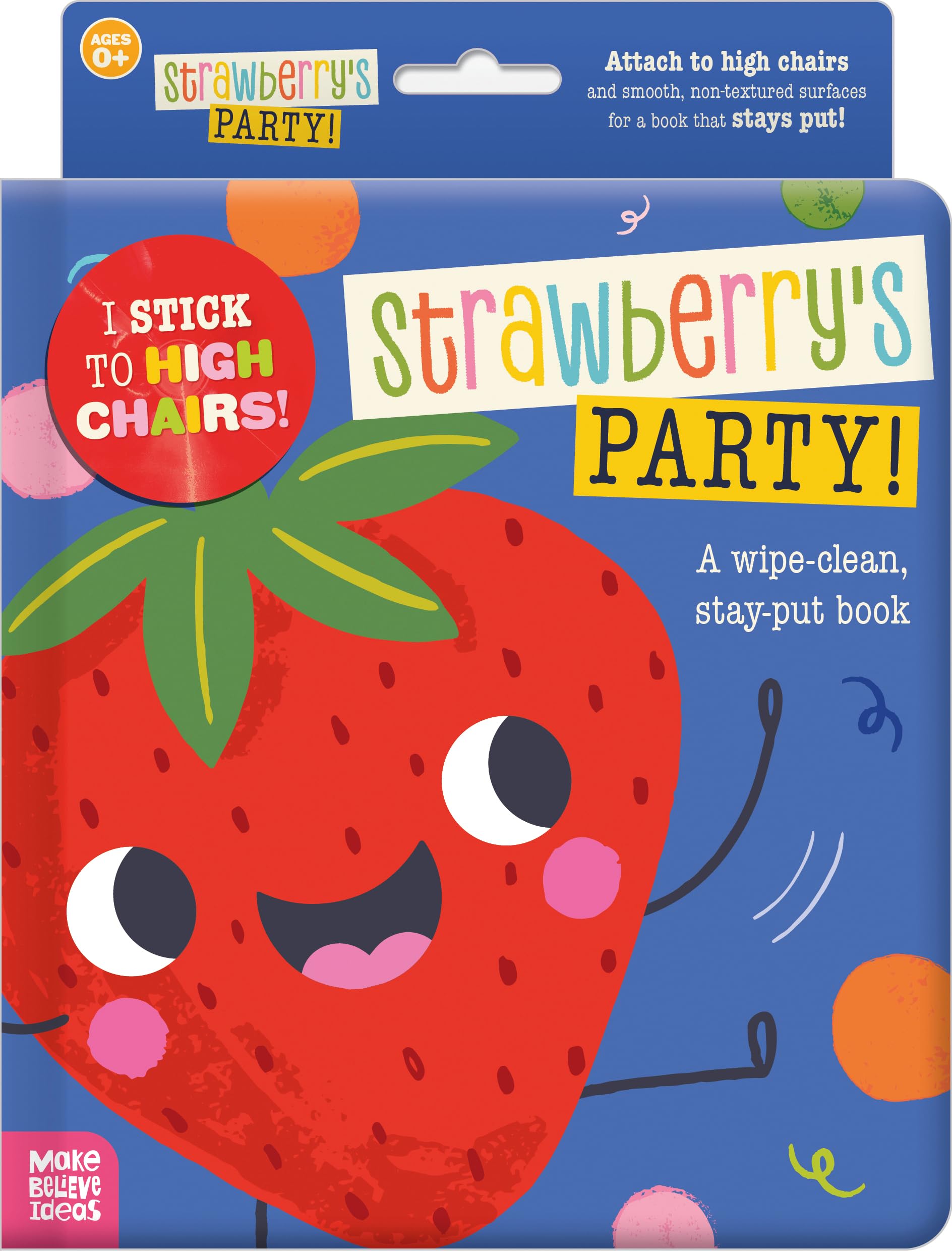Front cover of the book 'Strawberry's Party!' by Sarah Creese.