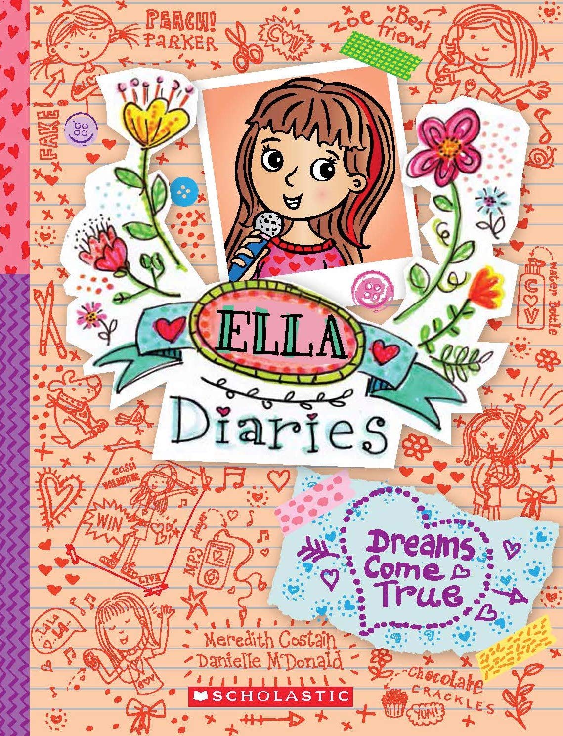 Front cover of the book 'Ella Diaries #4: Dreams Come True' by Meredith Costain.