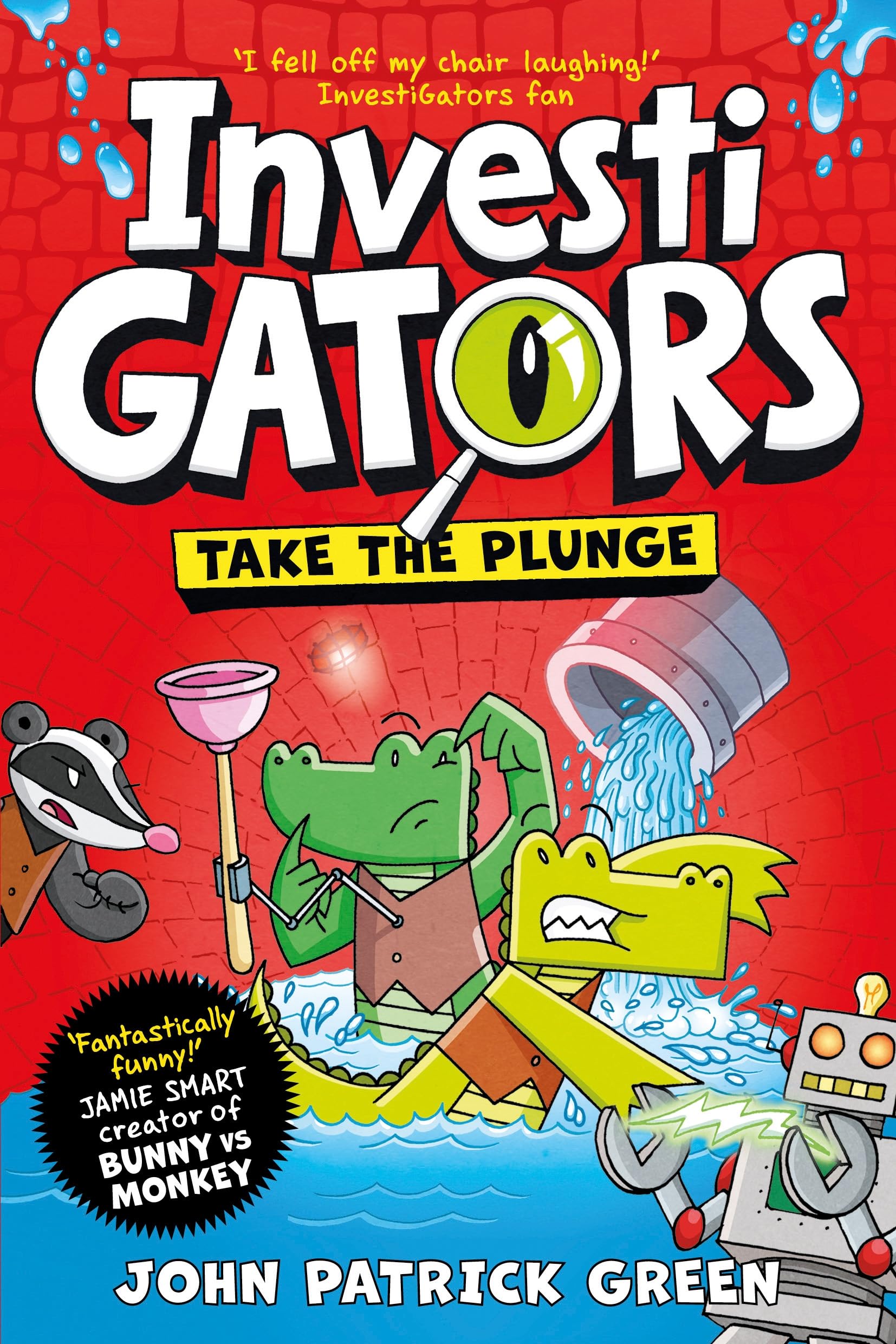 Front cover of the book 'Investigators: Take the Plunge (InvestiGators!, 2) (International Edition)' by Macmillan Childrens Books.