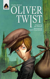 Front cover of the book 'Oliver Twist: The Graphic Novel (Campfire Graphic Novels)' by Dickens, Charles.