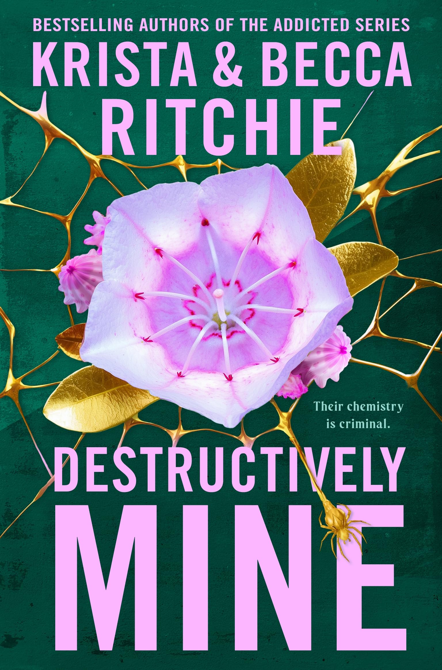 Front cover of the book 'Pan Destructively Mine (Webs We Weave).' by Krista and Becca Ritchie.