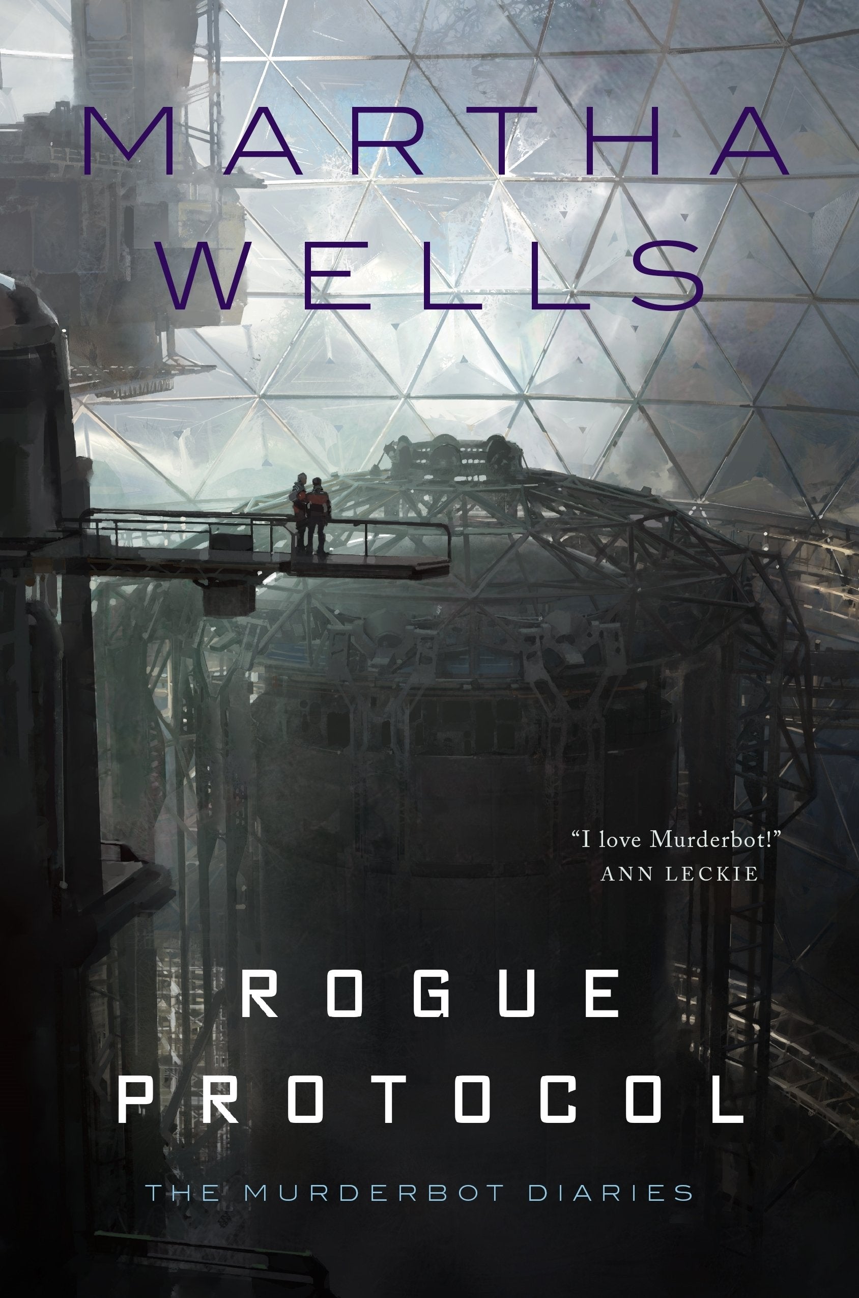 Front cover of the book 'Rogue Protocol: The Murderbot Diaries: 3' by Martha Wells.