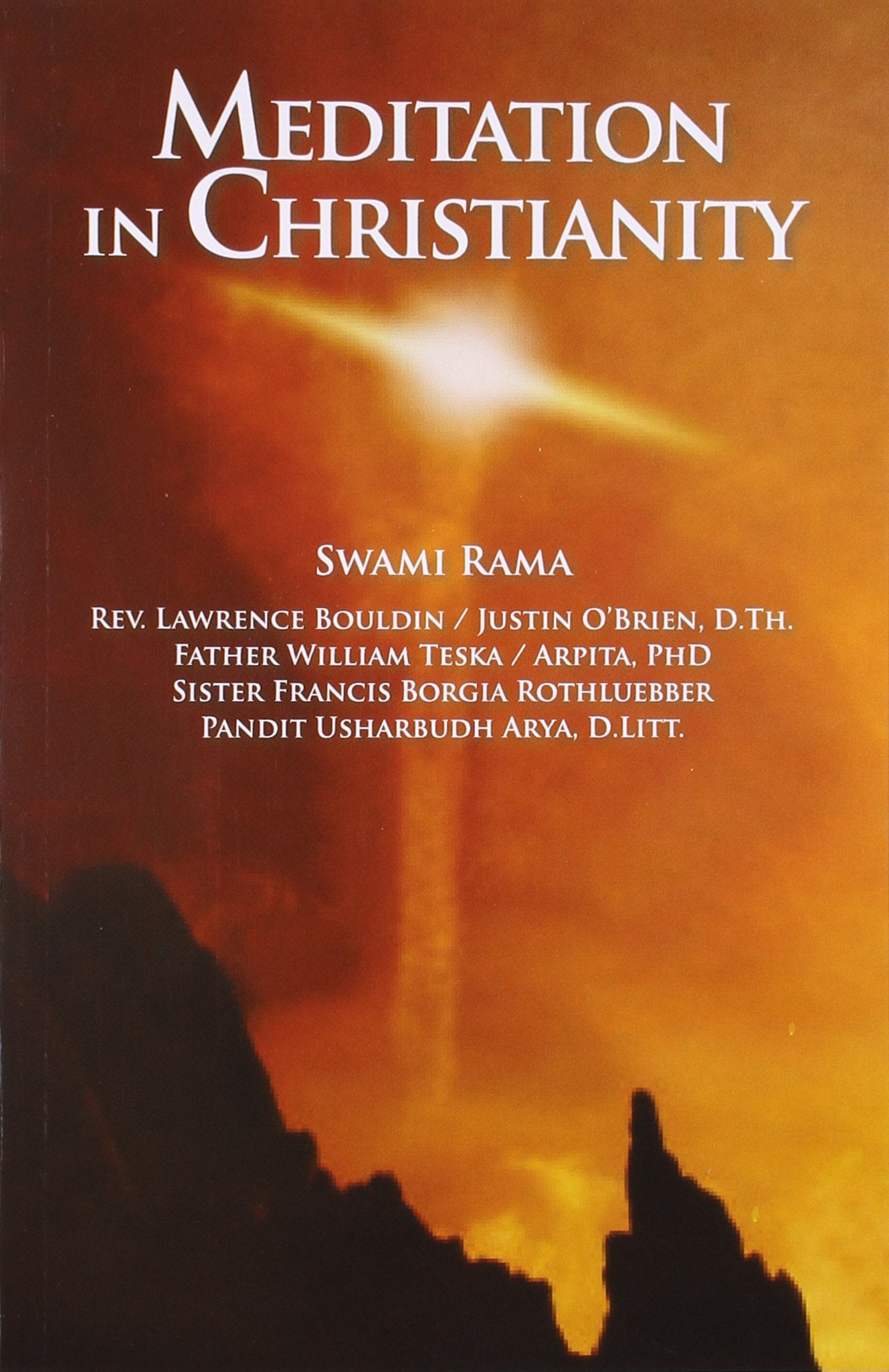 Front cover of the book 'Meditation In Christianity' by Swami Rama.