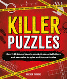 Front cover of the book 'Killer Puzzles' by Archer Thorne.