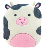 Front cover of the book 'Squish and Snugg Happy Cow' by Sophie Collingwood.