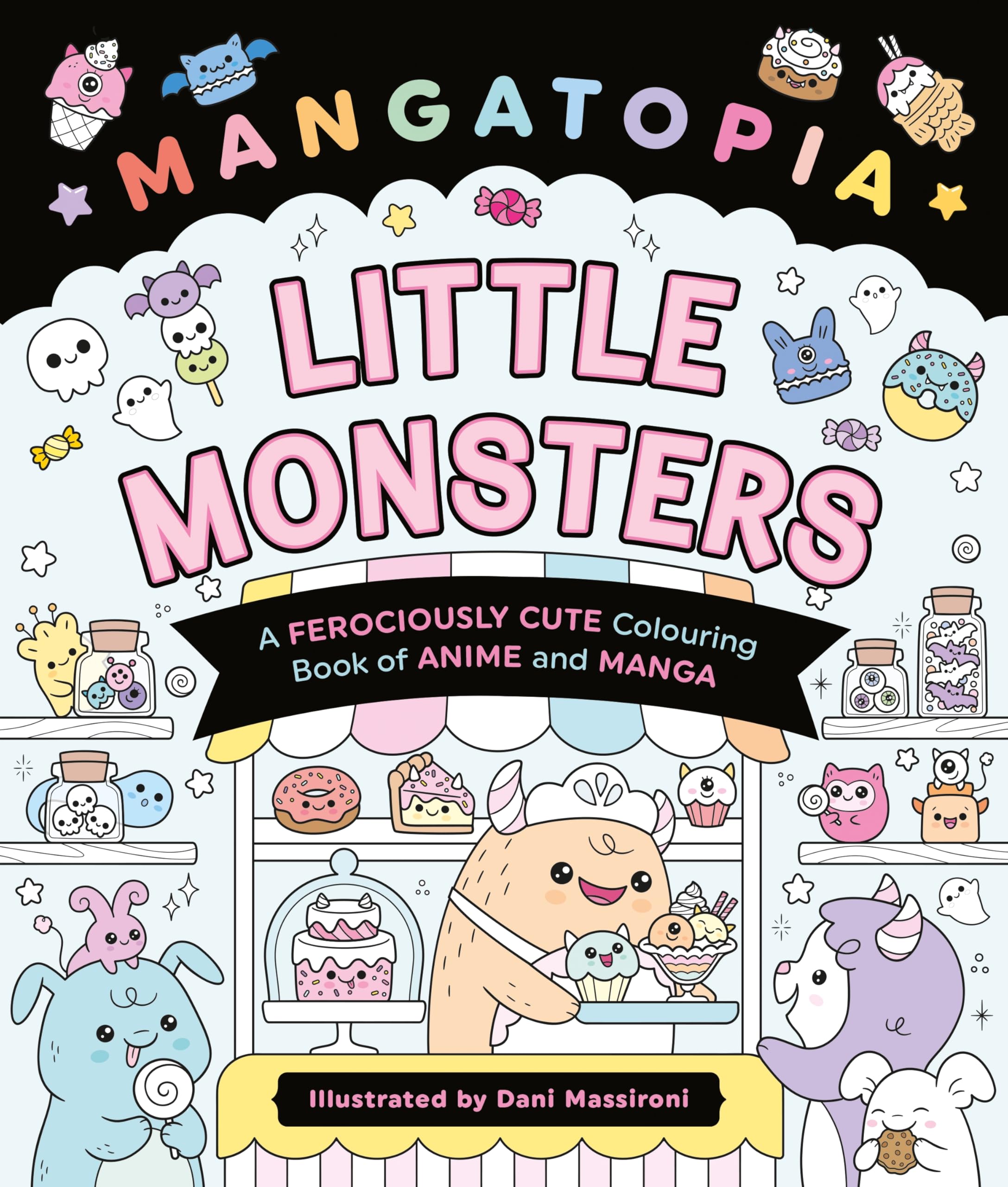 Front cover of the book 'MACMILLAN Mangatopia Little Monsters.' by Mangatopia.