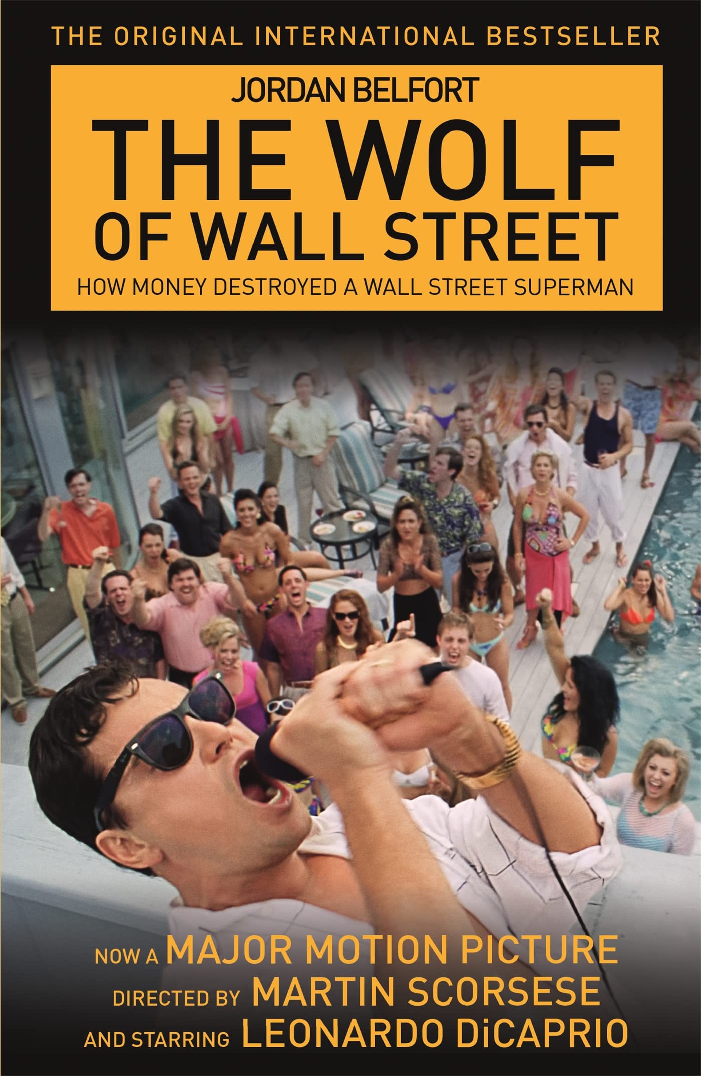 Front cover of the book 'Wolf Of Wall Street FILM TIE' by Belfort Jordan.