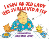 Front cover of the book 'I Know an Old Lady Who Swallowed a Fly' by Nadine Bernard Westcott.