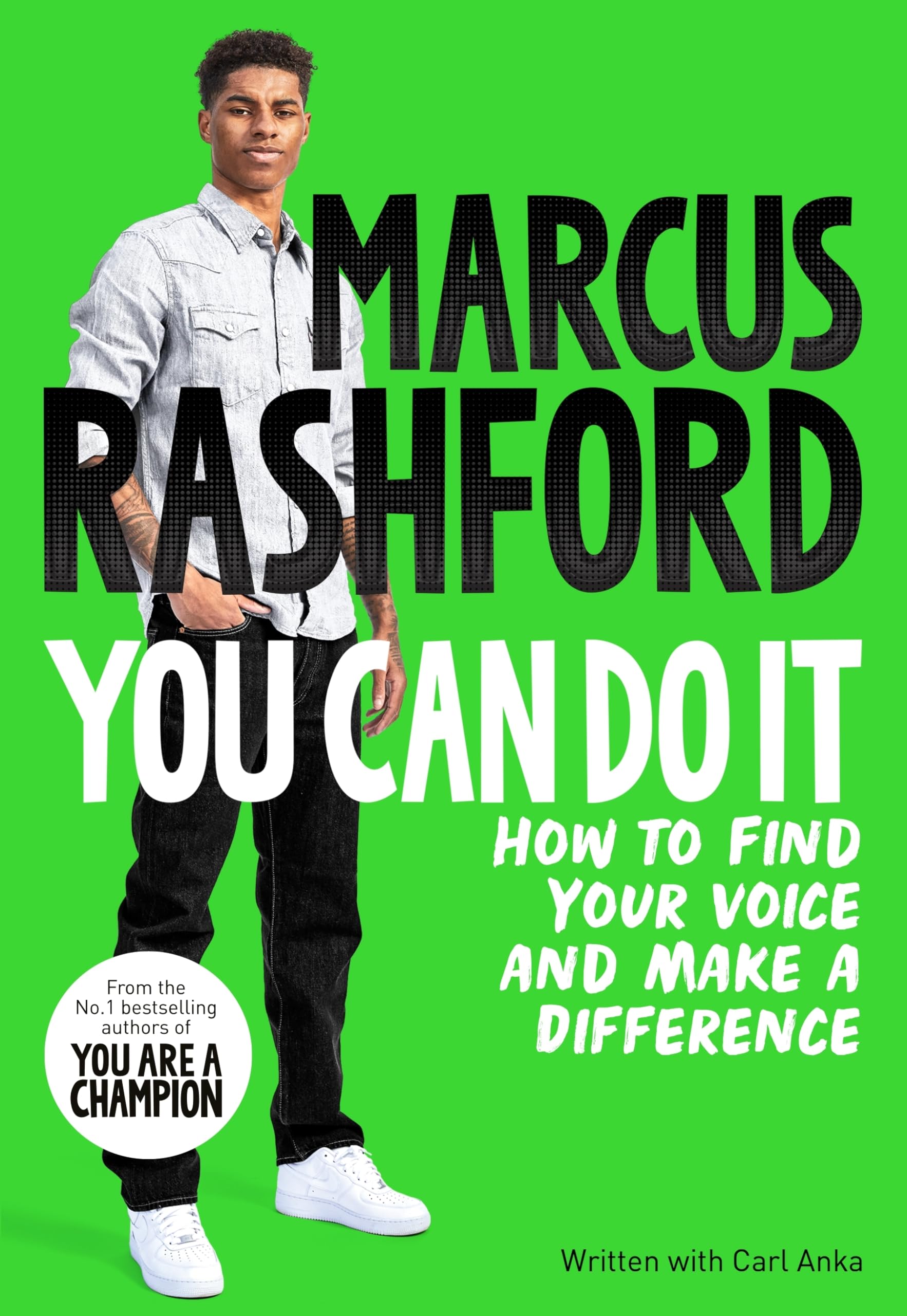 Front cover of the book 'You Can Do It: How to Find Your Voice and Make a Difference' by Marcus Rashford.